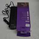 Philips 4 Outlet Power Strip Surge Protector with 2 USB Ports, 4 Ft Power Cord, Designer Braided Extension Cord, Flat Plug Extension Cord, Perfect for Office or Home Decor, 720 Joules, 2.4A USB, SPC62