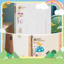 Tooth Fairy Tooth HolderTooth Fairy Door Hanger with Money Slot, Gold Coins and Cute BagsTooth Fairy Gifts for Girls Boys, First Milk Teeth Loss Tooth Fairy Pouch (Pink)