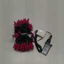 WATERGLIDE C6 Christmas Lights, 33ft 100 LED Faceted String Lights Green Wire Fairy Lights with Safe Adaptor, 8 Lighting Mode, Waterproof for Indoor Outdoor Patio Xmas Tree Party Decor