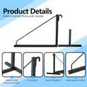 4 Pack Container Shelf Bracket, Shipping Container Brackets with 18.98"(D) x13.58(H), Cargo Container Shelving Bracket, Shipping Container Shelf Brackets Easy to Hang and Remove