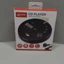 GPX PC332B Portable CD Player with Anti-Skip Protection, FM Radio and Stereo Earbuds - Black