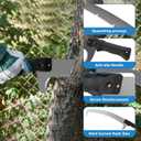 Manual Pole Saw for Tree Trimming, 26FT Telescoping Extension Pole Tree Pruner with 24" Blade, Hand Pole Saw for Cutting High Branches, Detachable Pruning Saw for Garden Yard Maintenance