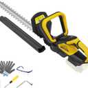 Hedge Trimmer for Dw 20V Battery,Hedge Trimmer Cordless with 22'' Dual-Action Blade and 3/5'' Cutting Capacity,1600RPM& Safety Lock (Battery Not Included)