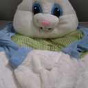 Morph Easter Bunny Costume Adult Deluxe Rabbit Mascot Outfit for Men - Perfect for Easter Costumes and Events