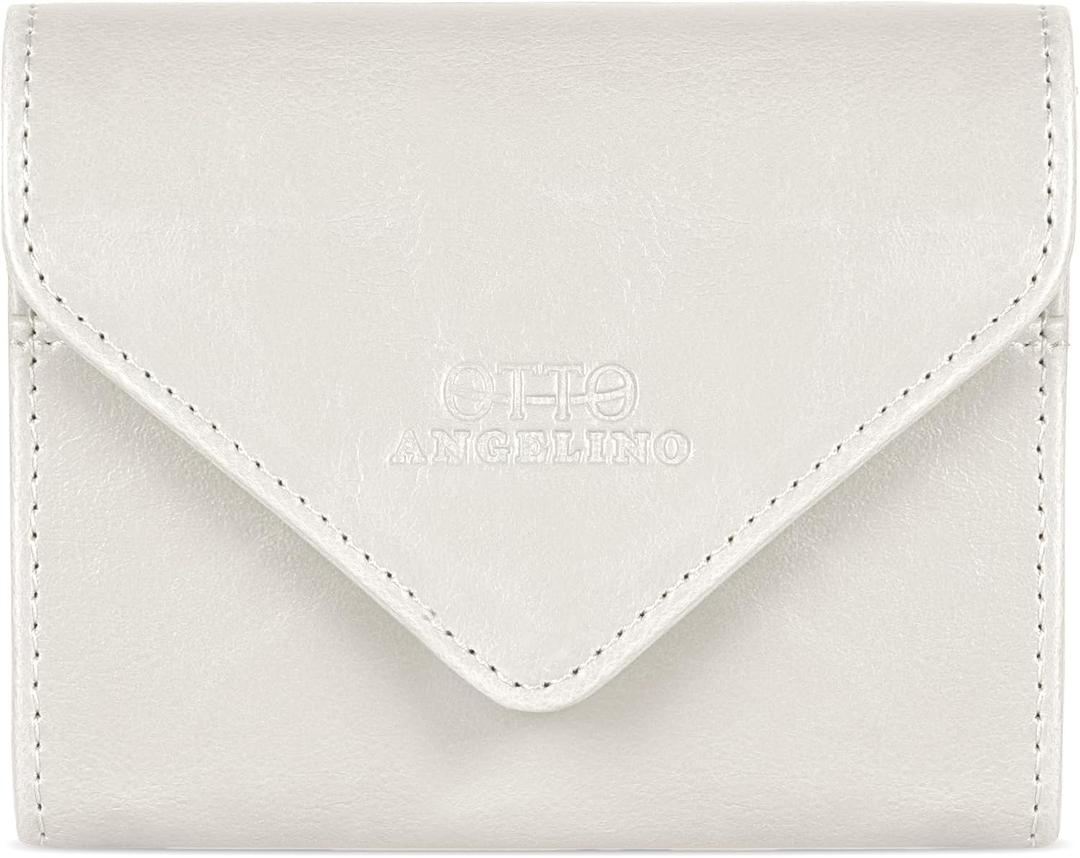 Otto Angelino Leather Coin and Credit Card Organizer - RFID Blocking Unisex