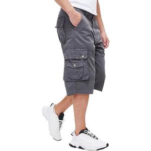 BEST SOUTH Men's Capri Long Twill Cargo Shorts Below Knee 13 Inches Cotton Relaxed Fit Casual Multi-Pocket  Size 50 