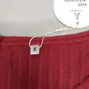 ANRABESS Women's Long Lantern Sleeve Ribbed Knit Dresses V Neck Casual 2026 Fall Winter Flowy Swing Tunic Sweater Short Dress, Burgundy, Small