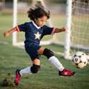 AMZZPIK Kids Soccer Cleats for Little/Big Kid Size 11C-6Y Youth Professional Cleat for Boys and Girls (Fuchsia/Black)