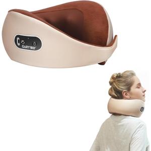 Neck Massager, Shiatsu Deep Tissue Kneading Massager Pillow for Neck Arm Pain Relief, Electric Massage Cushion for Women