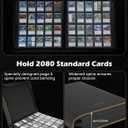 20-Pocket Zipper Binder for 2080 Standard-Sized Trading Cards, XL