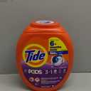 Tide PODS laundry detergent pacs, 3-in-1 Stain Remover, Odor Fighter, Color Protector, 112 Count, HE compatible, Spring Meadow Scent