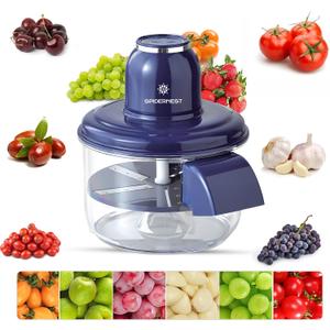 Automatic Grape Peeler Machine, Electric Garlic & Cherry Tomato Peeler for Small Fruits Peeling Tool for Home Kitchen (Blue)
