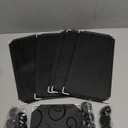 Under Bed Blocker for Pets, Gap Bumper for Under Bed, Stop Things Going Under Bed or Sofa Couch, Toys Blocker for Cats Dogs, Easy to Install, Total 7" Height 78.5" Length, Black