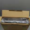 Kitsure Dish Drying Rack for Kitchen Counter, Stainless Steel Sink Organization and Storage Essentials with Cutlery Holder, Home and Appartment Decor, 12''W x 15.5''L, Black