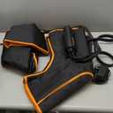 Leg Massager with Heat and Compression, Foot Calf & Thigh Massage for Circulation and Pain Relief, Leg Compression Massager with Handheld Controller 3 Intensities 6 Modes (Yellow & Black)