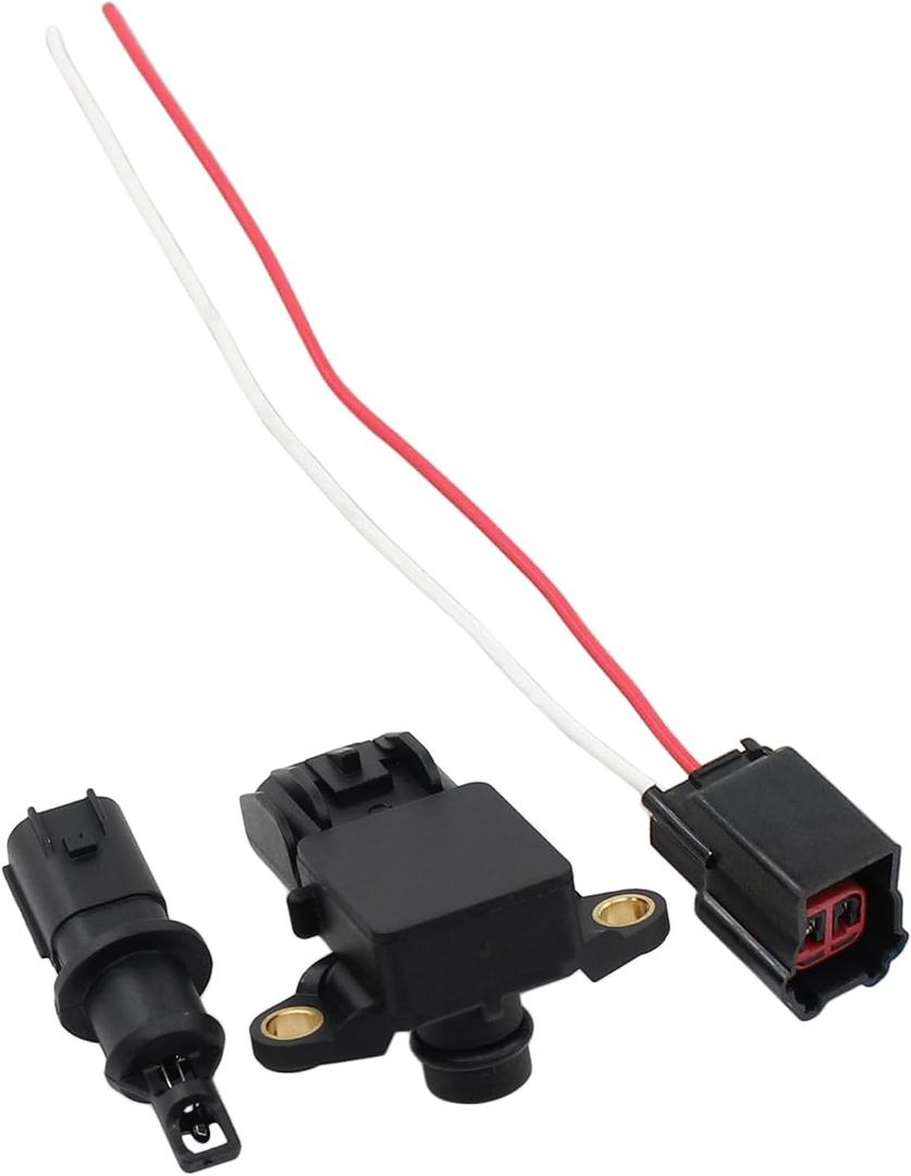 MOTOKU Air Intake Charge Temperature Sensor w/Wire and MAP Manifold Absolute Pressure Sensor for Jeep Wrangler Patriot Compass Liberty Cherokee for Chrysler 300 Town & Country for Dodge Ram Nitro