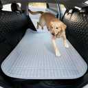 Backseat Dog Bed for Car Back Seat, Dog Mat for Car Backseat Pet Bed Mat, Non-Slip Travel Pet Mat, Fit for Backseat Extenders and Trucks Suvs (Grey, 27.5x55 Inch)
