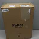 PoKat 23'' Farmhouse Table Lamps Set of 2, Brown Rustic Lamps for Living Room Bedroom Night Stands, Bedside Nightstands Living Room Table Lamps for End Side Table, Dark Wood Grain