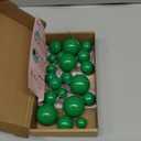 ASTARON 20 Pcs Ball Cake Topper Decorations Mini Balloons Cake Topper Sticks Dark Green Balls Cake Picks Cake Topper Balls Cake Decorations for Christmas Wedding Birthday Cake Decorations