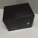 Bonsaii Safe Box with Key Lock, Steel Security Lock Box, 0.23 Cubic Feet, 9.06" W x 6.69" D x 6.69" H, Small Hidden Safe for Cash Jewelry