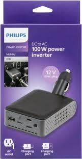 Philips Direct Plug Power Inverter 1 AC Outlet 1 USB-A 1 USB-C 100W, 1 ct 