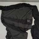 OYOANGLE Men's Long Sleeve Sheer Bodysuit Crew Neck Slim Fit Mesh Shirt Y2K Party Clubwear Streetwear (Large, Black)