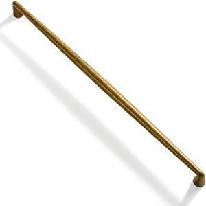 Goo-Ki Vintage Retro Antique Brass Zinc Alloy Cabinet Handles - 10''(256mm) Hole Center Affordable Luxury Cabinet Pull Hardware for Bedroom, Kitchen, 6 Pack