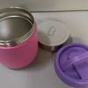 Pawtong 40.5oz Thermo for Hot Food Adults, Soup Thermo Lunch Containers with Wide Mouth & Spoon, Stainless Steel Vacuum Insulated Food Jar, Food Thermos with Handle(Pink)