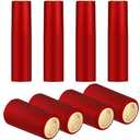 Blulu 400 Pcs Wine Sealer for Bottles PVC Heat Shrink Capsules Bottle Caps for Wine Making Cellars and Home Use (Red)