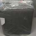 downluxe Waterproof Outdoor Chair Cushions Set of 4, 19" x 19" x 3" Patio Chair Cushion with Non-Slip Ties & Handle, Square Outdoor Cushion for Patio Furniture with Removable Cover, Dark Grey