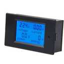 AC Voltmeter Ammeter Digital Multimeter Voltage Ampere Meter Panel AC 80V-260V 110v 220v 20A Electrical Volt Current Power Energy Monitor Tester Gauge with LCD Display & Built-in Shunt
