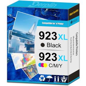 923e 923XL HIgh Yield Ink Cartridge Use for OfficeJet Pro 8120e 8122e 8124e 8125e 8130e 8132e 8134e 8135e 8138e 8139e Printers4 Pack