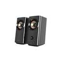 Creative T60 2.0 Compact Hi-Fi Desktop Speakers with Clear Dialog and Surround by Sound Blaster, USB-C Audio, Mic and Headset Ports, Bluetooth 5.0, Up to 60W Peak Power, for Computers and Laptops