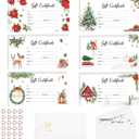 96 Set Gift Certificates for Business Included 96 Pcs Blank Certificate Cards with Gold Foil Envelopes and Stickers for Women Birthday Beauty Salon Restaurants Customer