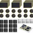 Smelish 40pcs Bike Tire Repair Kit, Self-Adhesive Bike Tire Patch Kit, Bike Tool Kit with Portable Storage Box and Valve Converter, Bike Repair Kit for Mountain Bikes, Commuter Bikes, Motorcycles