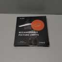 FULEN Picture Lights Battery Operated, Rechargeable Picture Frame Lights for Wall, LED Cordless Wall Lights for Arts,Paintings,Gallery&Dartboard,3 Color Temperatures, Remote Control,White,2 Pack