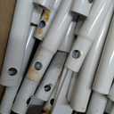 Metal Arch for Ceremony,6.5 Feet Double Round Backdrop Stand,Circle Balloon Arch Stand with Base for Wedding Birthday Party Baby Shower Decoration,Indoor and Outdoor,White