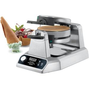 Waring Commercial Heavy-Duty Double Vertical Waffle Cone Maker 120V, 1400 Watts