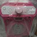 Singing Machine SML682BTP Bluetooth and CD Karaoke Machine with LED Lights and Microphone - Pink