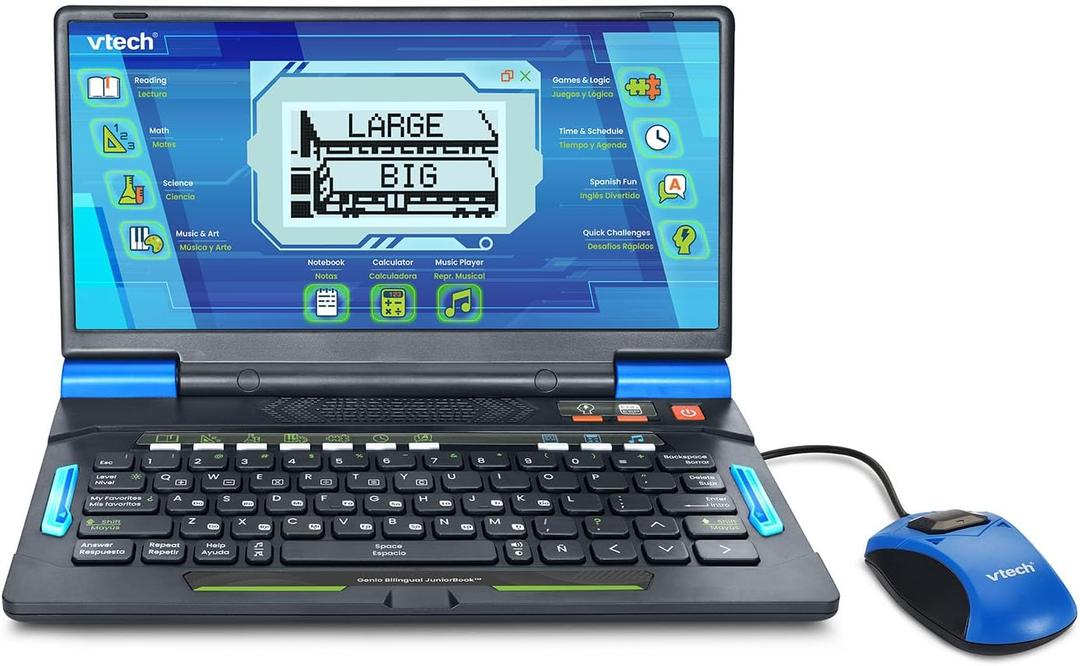 VTech Genio Bilingual JuniorBook Learning Laptop for Kids