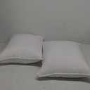 Amazon Basics Down Alternative Pillow for Back Side Sleepers, Medium Density, Standard Size, 26" x 20", 2-Pack, White