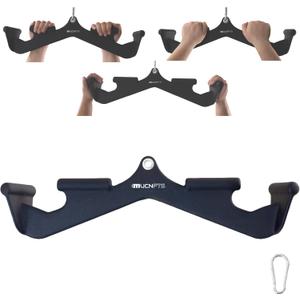 LAT Pulldown Attachments, Thickened Ergonomic Back Tricep Training Handle, LAT Pull Down Bar for Press Down Exercises, Cable Attachments for Gym and Home