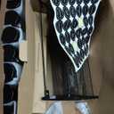 SpaceAid Spice Rack Organizer with 28 Spice Jars, 386 Spice Labels, Chalk Marker and Funnel Set for Cabinet, Countertop, Pantry, Cupboard or Door & Wall Mount - 28 Jars, 13.4" W  10.8" H, Black