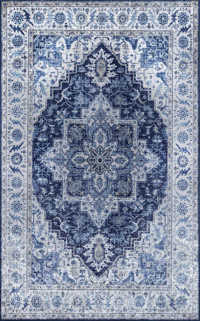 Momeni Karachi Area Rug, 2' X 3', Blue