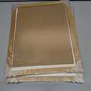 2 x 8.5x11 Picture Frame, Solid Oak Wood 8.5 by 11 Picture Frame with Mat to 6x8(Openning Size is 5.5x7.5), 11x8.5 Natural Oak Frames for Wall and Tabletop Display, Set of 1