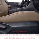 EKR Rav4 Seat Covers Custom Fit for Toyota Rav4(Gasoline) 2019 2020 2021 2022 2023 2024 2025 LE/XLE/XLE Premium/Limited,Leather Car Seat Cover Full Set for SUV,Faux Leather(Sand Beige)
