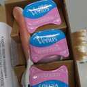 Gillette Venus ComfortGlide White Tea Women's Razor, Handle + 4 Blade Refills