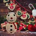 Christmas Snowman Solar Lantern Decorations - Snowman Solar Hanging Large Lantern Outdoor Waterproof, Metal Solar Powered Warm White LED Decor Lights for Outside Garden Yard Porch (1 Pack White)