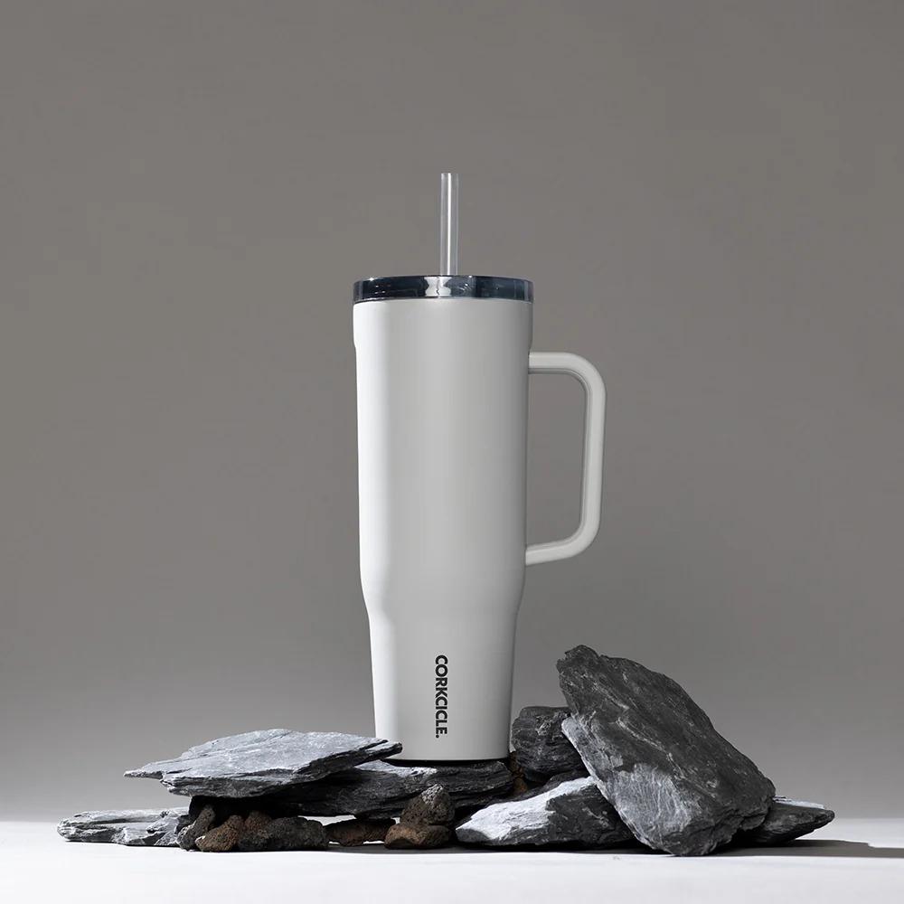 Corkcicle Cold Cup XL 30 Oz Bottle Berry White Shimmer