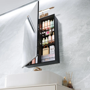 BLEXA 20x26 Bathroom Aluminum Medicine Cabinet with HD Mirror and Adjustable Shelves,Wall Mounted Frameless Medicine Cabinet,Space-Saving Design for Bathroom